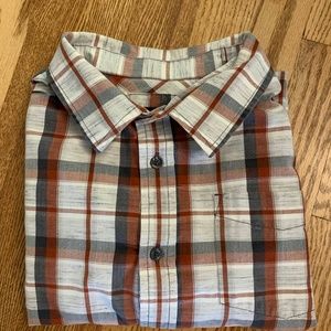 Prana Short Sleeve Button Down Shirt